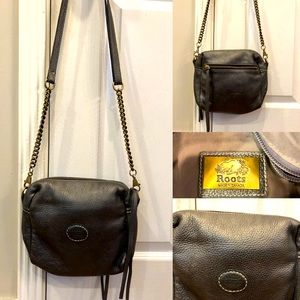 Roots Leather Crossbody